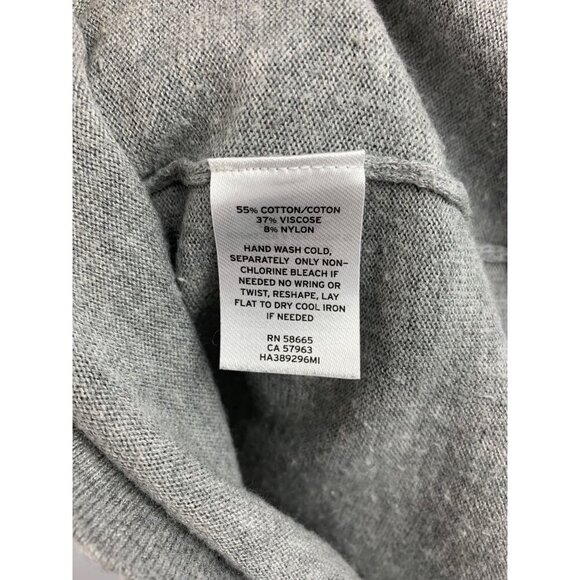 Halogen Xl Grey Loose-Fit Short-Sleeve Top - Picture 4 of 4